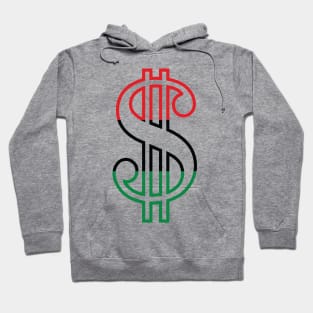 Dollar Sign (Red, Black & Green) Hoodie